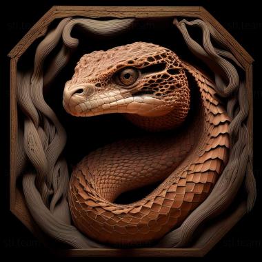 3D модель Pantherophis alleganiensis (STL)